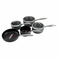 nonstick cookware set with black handle cookware for induction cooker