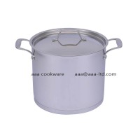 cookware  stainless steel 304 commercial cookware range stock pot