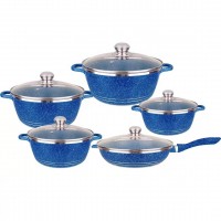 High quality 12 PCs kitchen casseroles set cookware set kitchenware Pearl pot